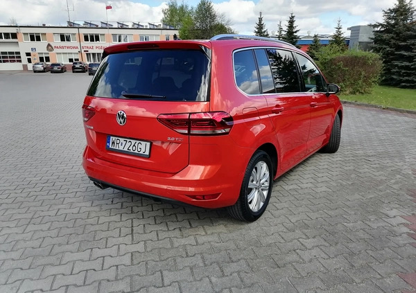 Volkswagen Touran cena 79000 przebieg: 117188, rok produkcji 2017 z Radom małe 232